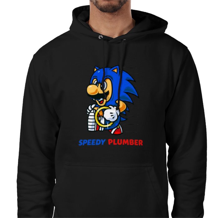 Super Mario x Sonic - Speedy Plumber Value Hoodie