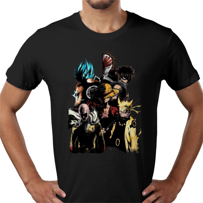 Anime - Heroes Crossover T-shirt