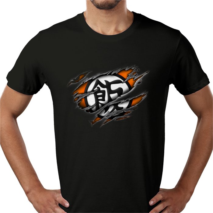 Dragonball Z - Ripped Logo T-shirt
