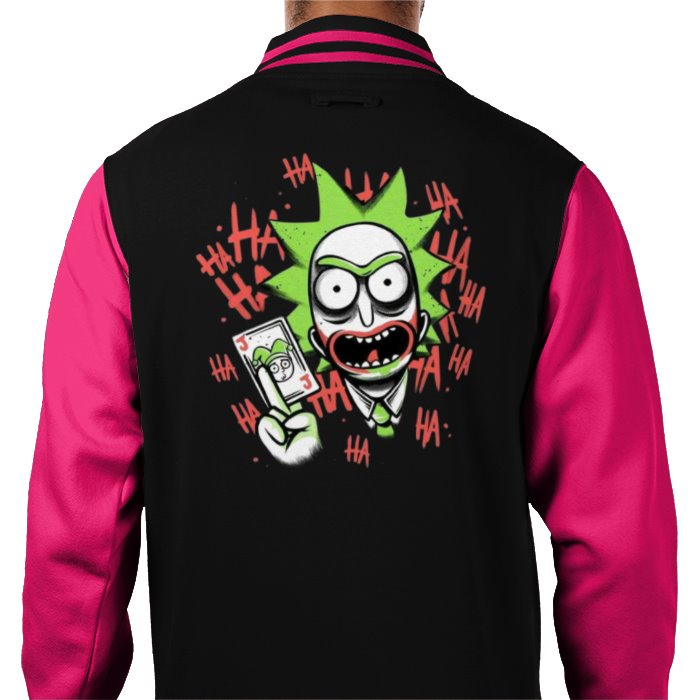 Rick & Morty x Batman - Joker Ha Ha Varsity Jacket