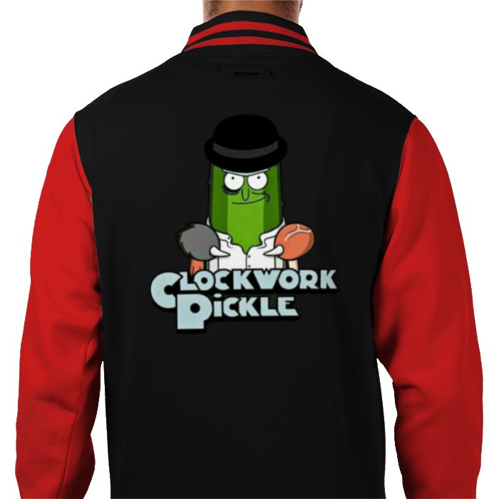 Rick & Morty x A Clockwork Orange - A Clockwork Pickle Varsity Jacket