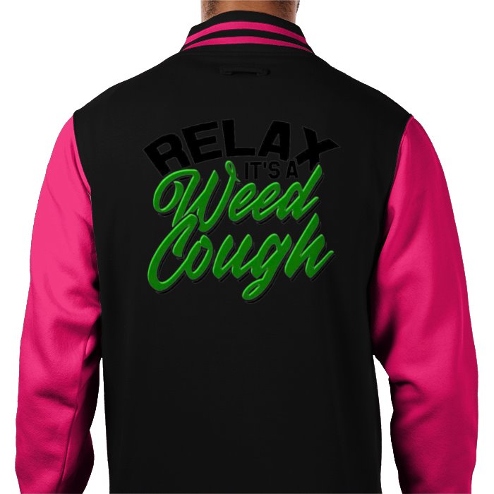 Weed Cough Varsity Jacket