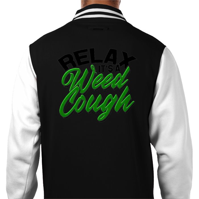 Weed Cough Varsity Jacket