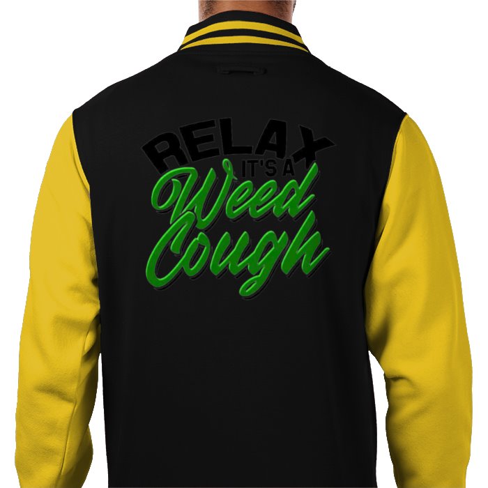 Weed Cough Varsity Jacket