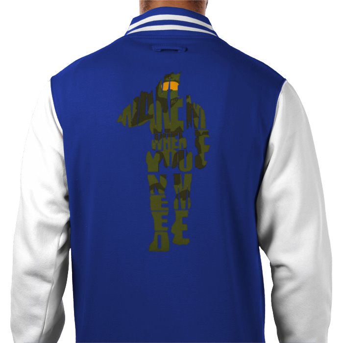 Halo - Wake Me When You Need Me Varsity Jacket