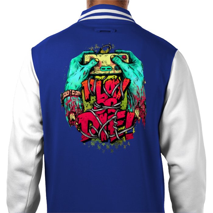 Play Or Die Varsity Jacket