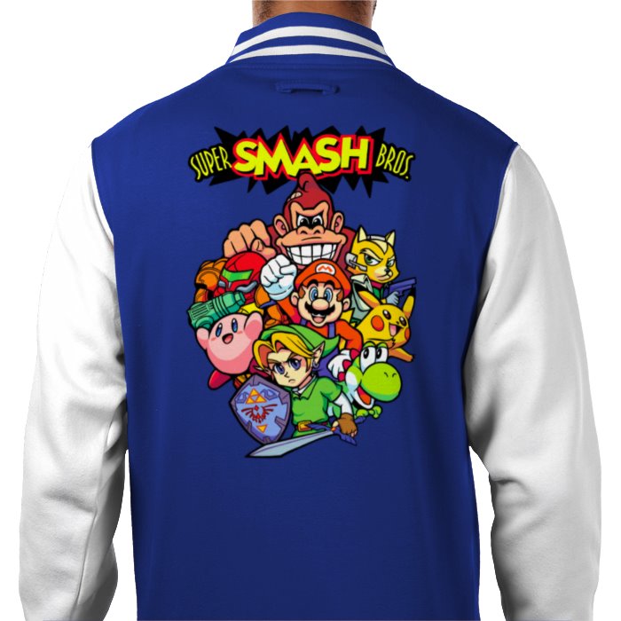 Super Smash Bro's - Theme Varsity Jacket