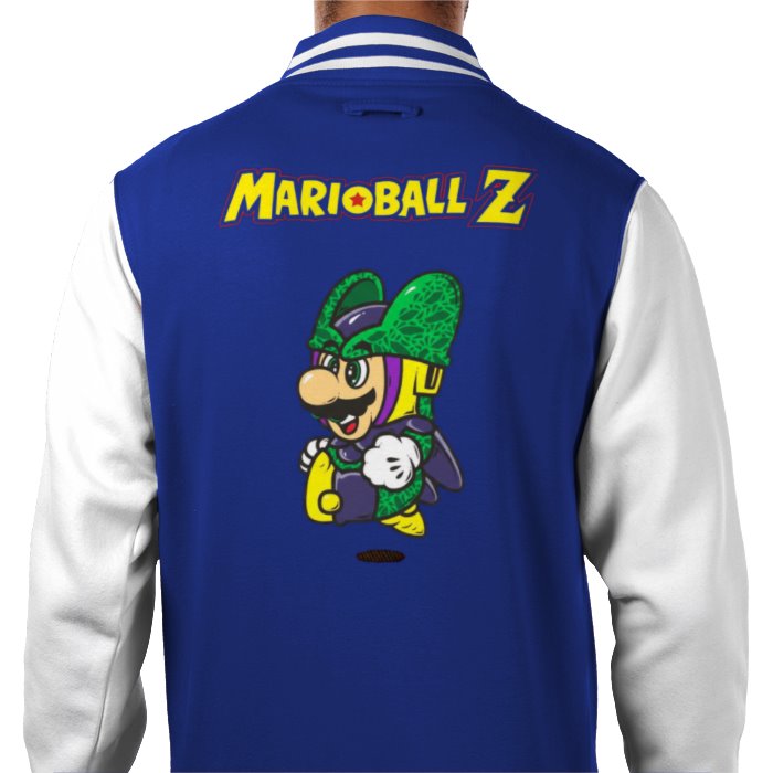 Super Mario x Dragonball Z - Cell Disguise Varsity Jacket