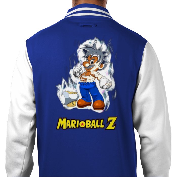 Super Mario x Dragonball Z - Ultra Instinct Varsity Jacket