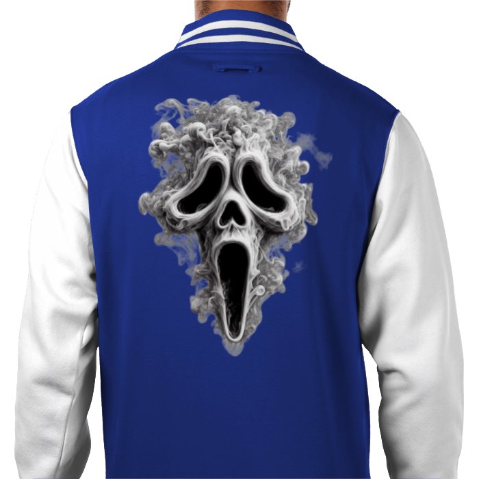 Scream - Smoke Face Varsity Jacket