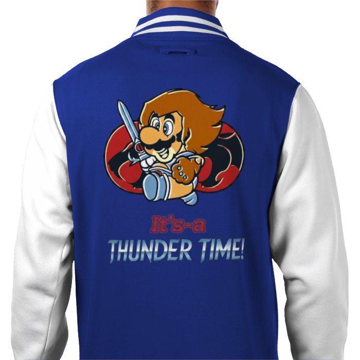 Super Mario x Thundercats - Its 'a Thunder Time Varsity Jacket