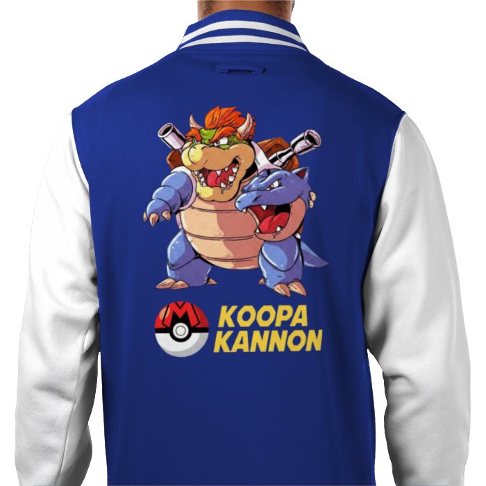 Super Mario x Pokémon - Koopa Kannon Varsity Jacket