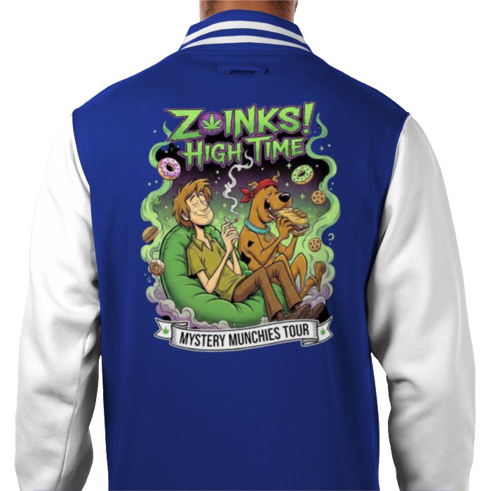 Scooby Doo Zoinks Varsity Jacket