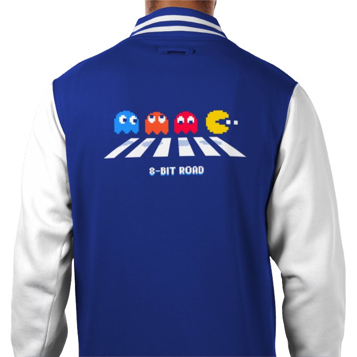 Pac-Man - 8 Bit Road Varsity Jacket