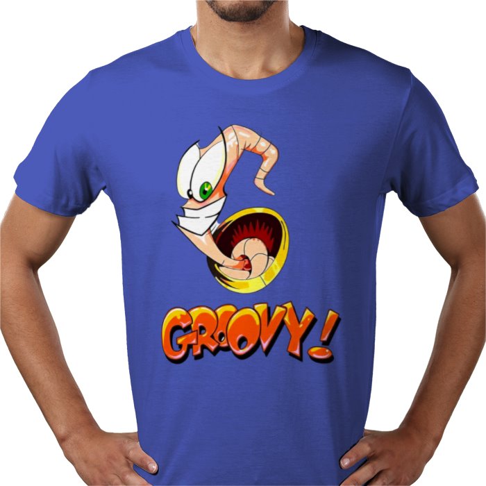 Earthworm Jim - Groovy T-shirt