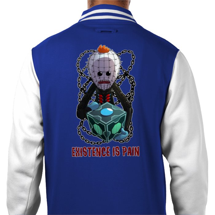 Rick & Morty & Hellraiser - Existence Is Pain Varsity Jacket