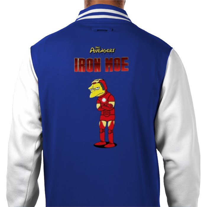 The Simpsons & Iron Man - Iron Moe Varsity Jacket