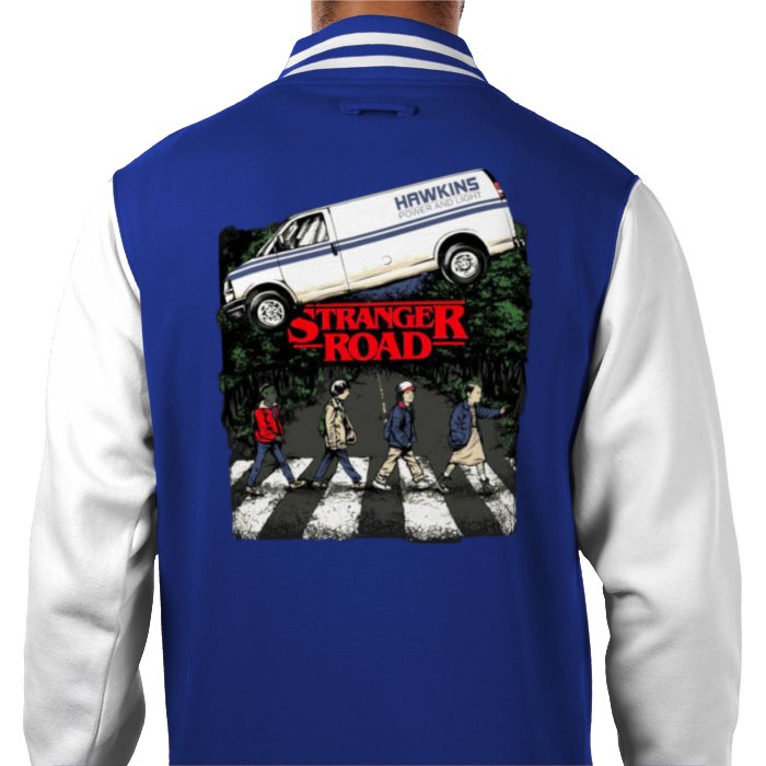 Stranger Things & The Beatles - Abbey Road Varsity Jacket