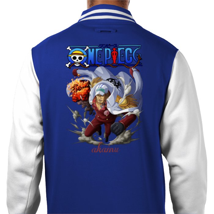 One Piece - Akainu Theme 1 Varsity Jacket