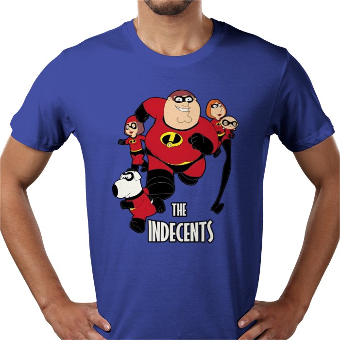 Family Guy x The Incredibles Parody - The Indecents T-Shirt