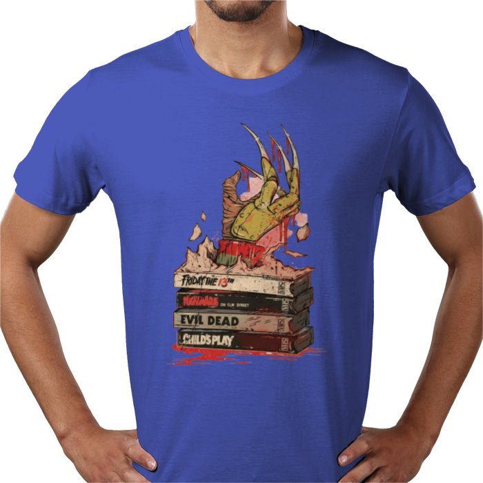 VHS Horror Tapes - Freddy Theme T Shirt