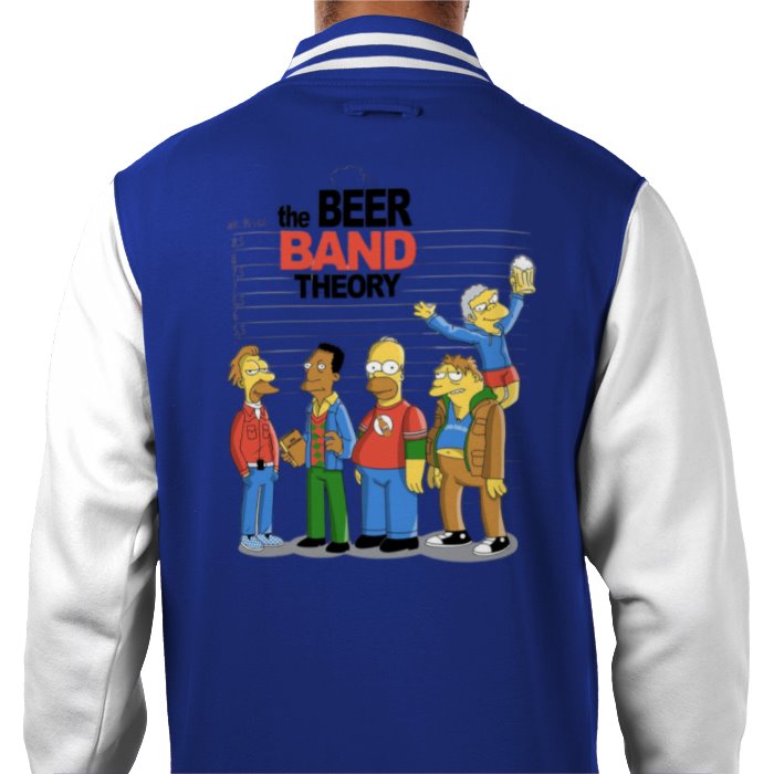 The Simpsons & The Big Bang Theory - Beer Band Theory Varsity Jacket