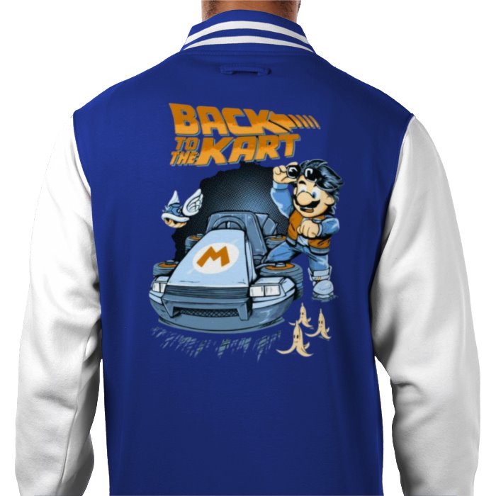 Mario Kart & Back To The Future - Back To The Kart Varsity Jacket