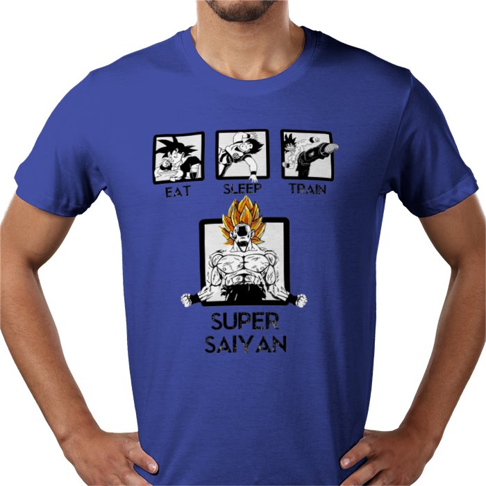 Dragonball Z - Eat Sleep Train T-shirt