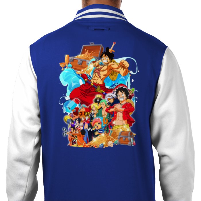 One Piece - Collage 4 Varsity Jacket