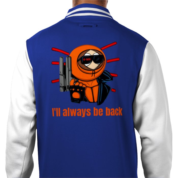 South Park & Terminator - I'll Always Be Back Varsity Jacket