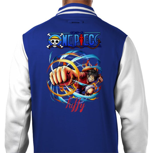 One Piece - Luffy Theme 4 Varsity Jacket