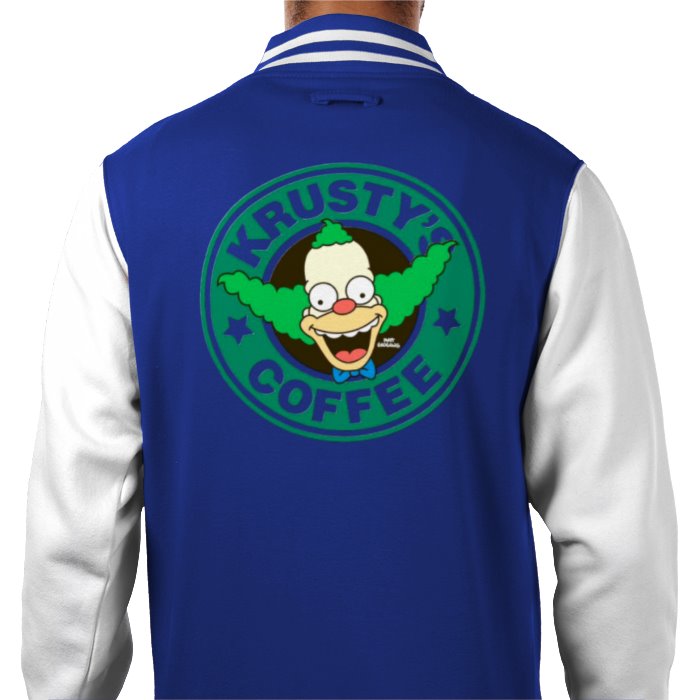 The Simpsons - Krusty's Coffee Varsity Jacket