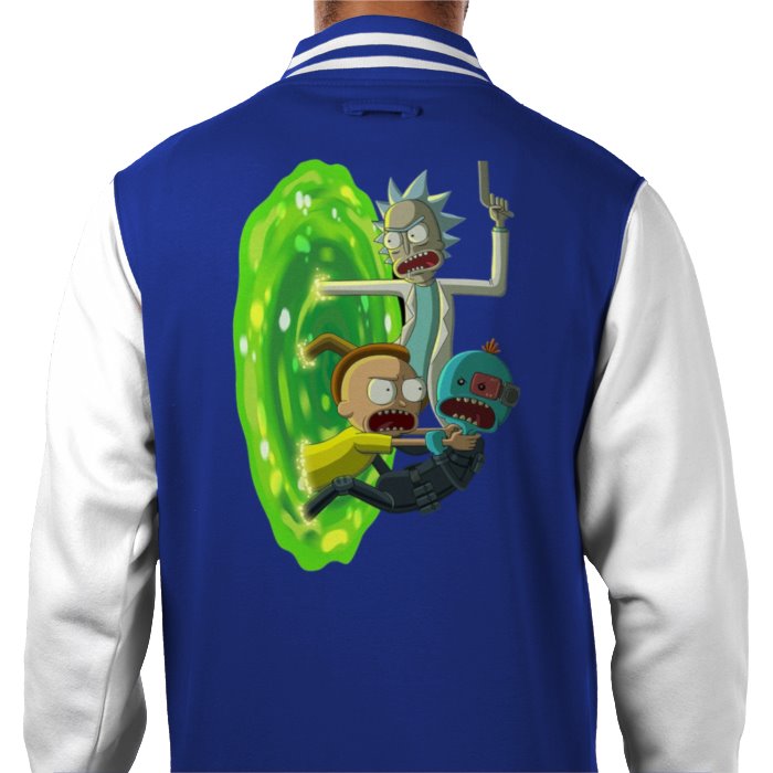 Rick & Morty - Mr Meeseeks Portal Varsity Jacket