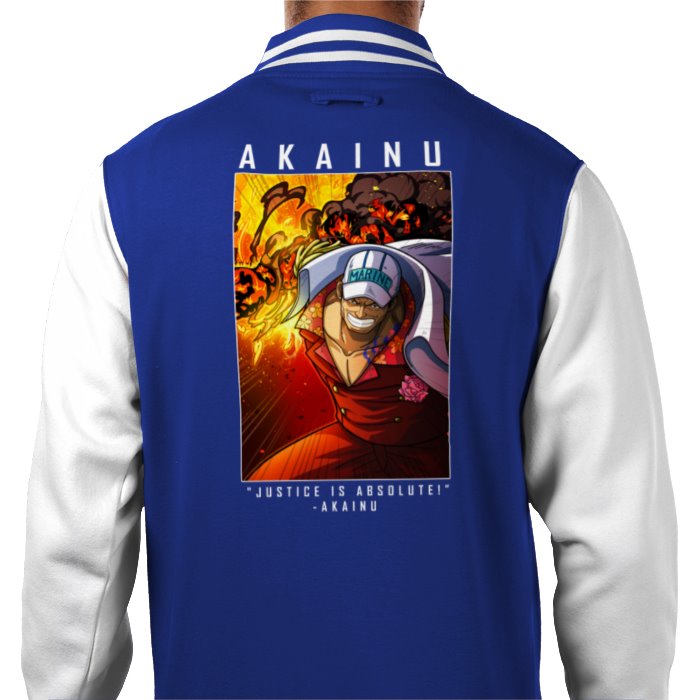 One Piece - Akainu Theme 2 Varsity Jacket