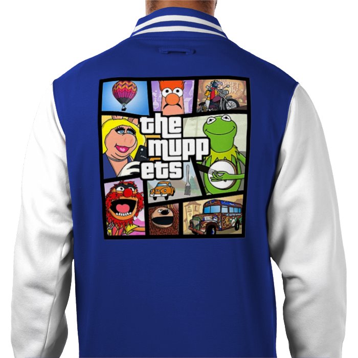 The Muppets & Grand Theft Auto - Grand Theft Auto Style Varsity Jacket