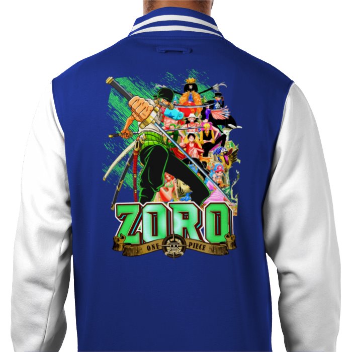 One Piece - Zorro Theme 3 Varsity Jacket