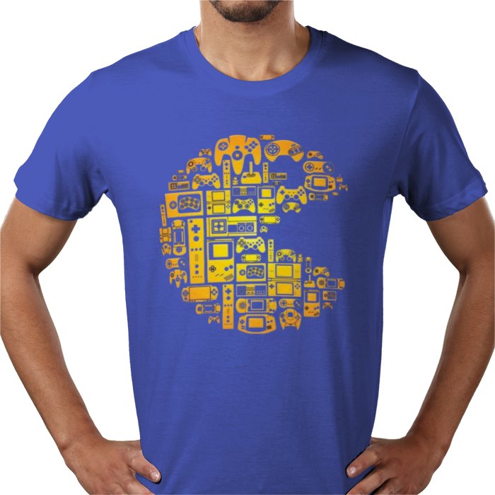 Pac-Man Tech Collage T-Shirt