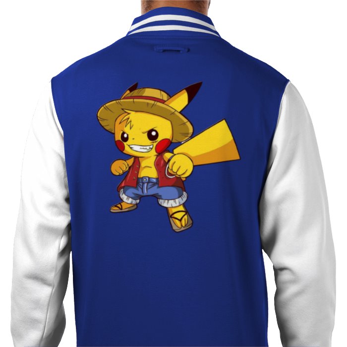 Pokémon & One Piece - PikaLuff Varsity Jacket