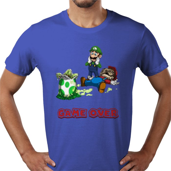 Super Mario x Aliens - Xeno Egg Game Over T-shirt