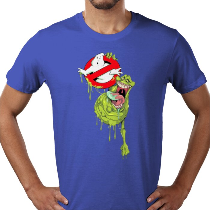 Ghostbusters - Slimer & Logo T-shirt