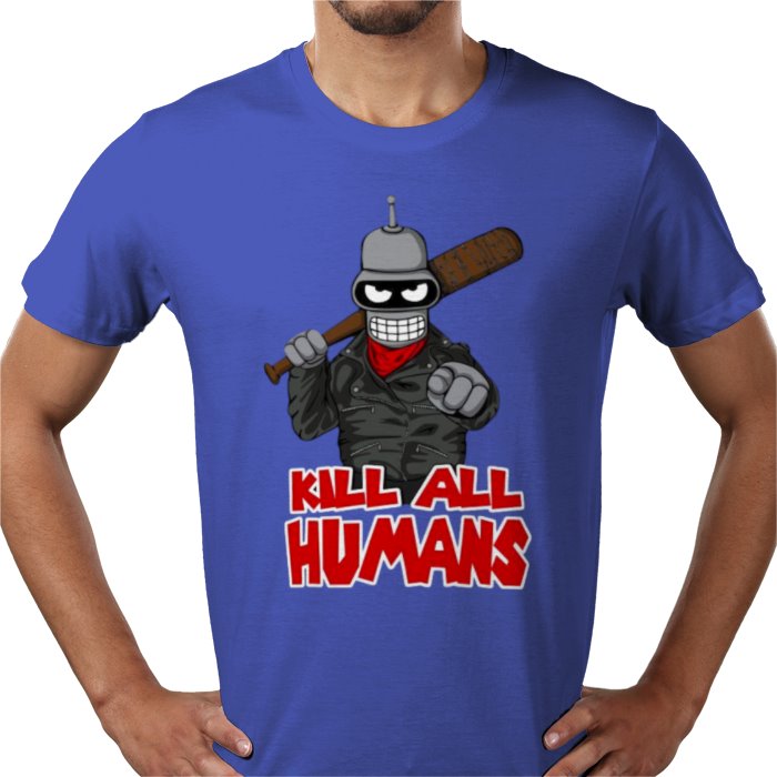 Futurama x The Walking Dead - Kill All Humans T-shirt