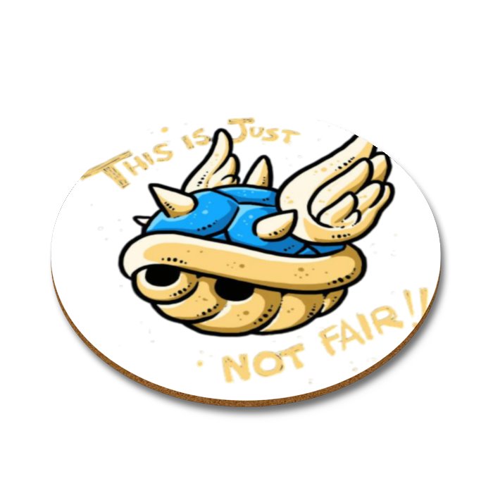 Super Mario Bro's - Blue Shell Round Coasters