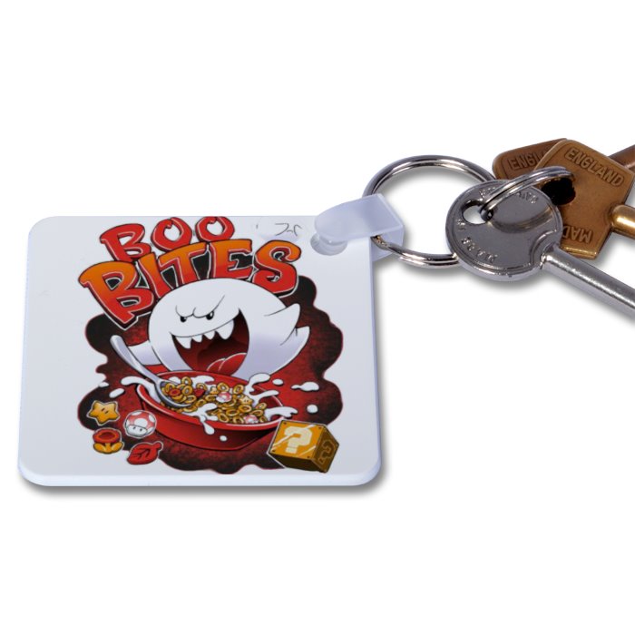Super Mario Bro's - Boo Bites Keyring