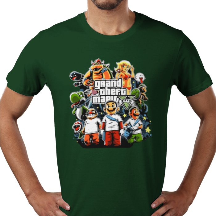 Super Mario x Grand Theft Auto - Grand Theft Mario T-shirt