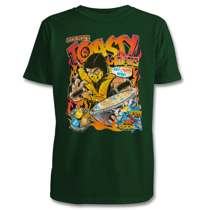 Mortal Kombat - Scorpion Toasty Oats T-shirt