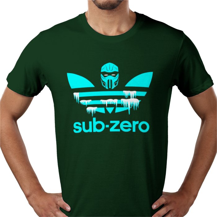 Mortal Kombat x Adidas — Sub-Zero Theme T-Shirt