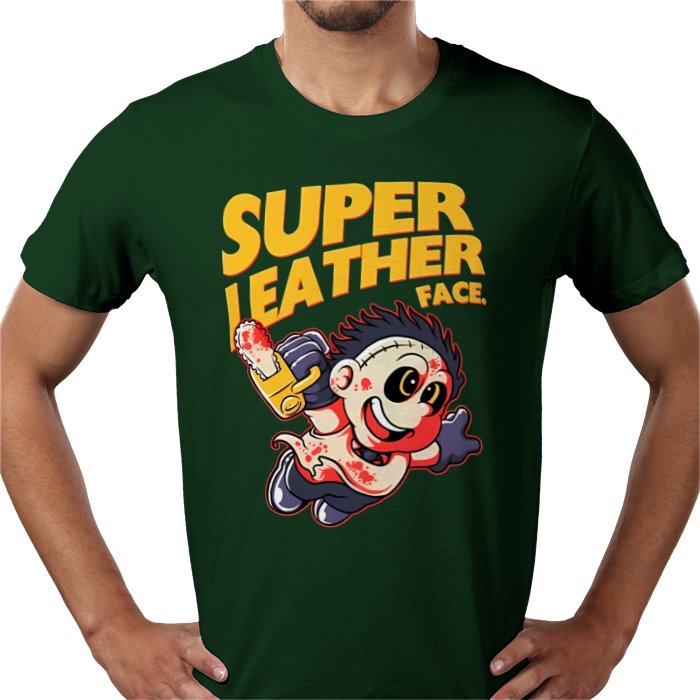 Texas Chainsaw Massacre x Super Mario Bros - Super Leatheface T Shirt