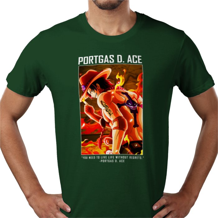 One Piece - Ace Theme 4 T-Shirt