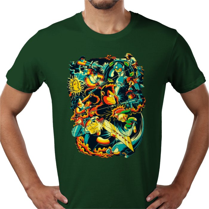 Retro Gamer Collage T-Shirt