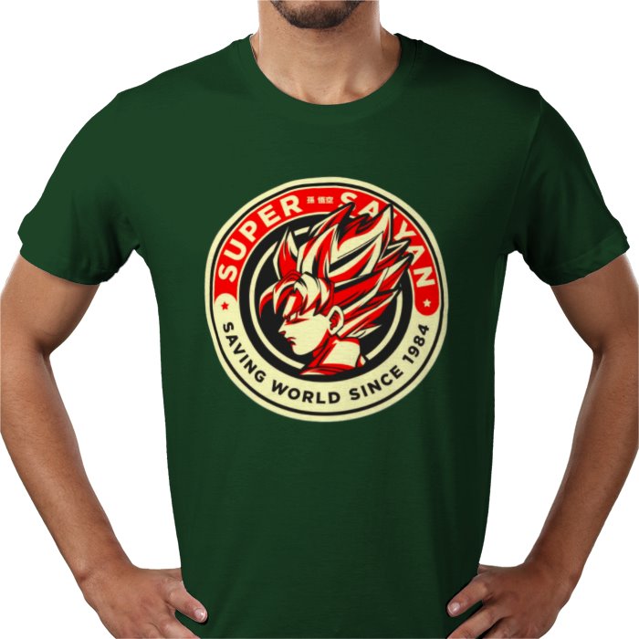 Dragonball Z - Goku Badge T-shirt